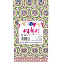 Kroger Entertainment Essentials Medallion Pink Guest Napkins