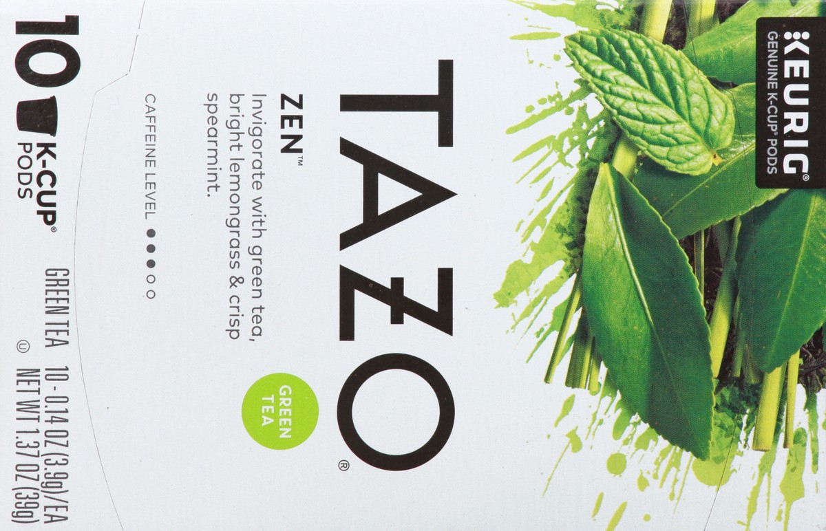 slide 2 of 9, TAZO K-Cup Pods Green Tea, 10 ct, 10 ct