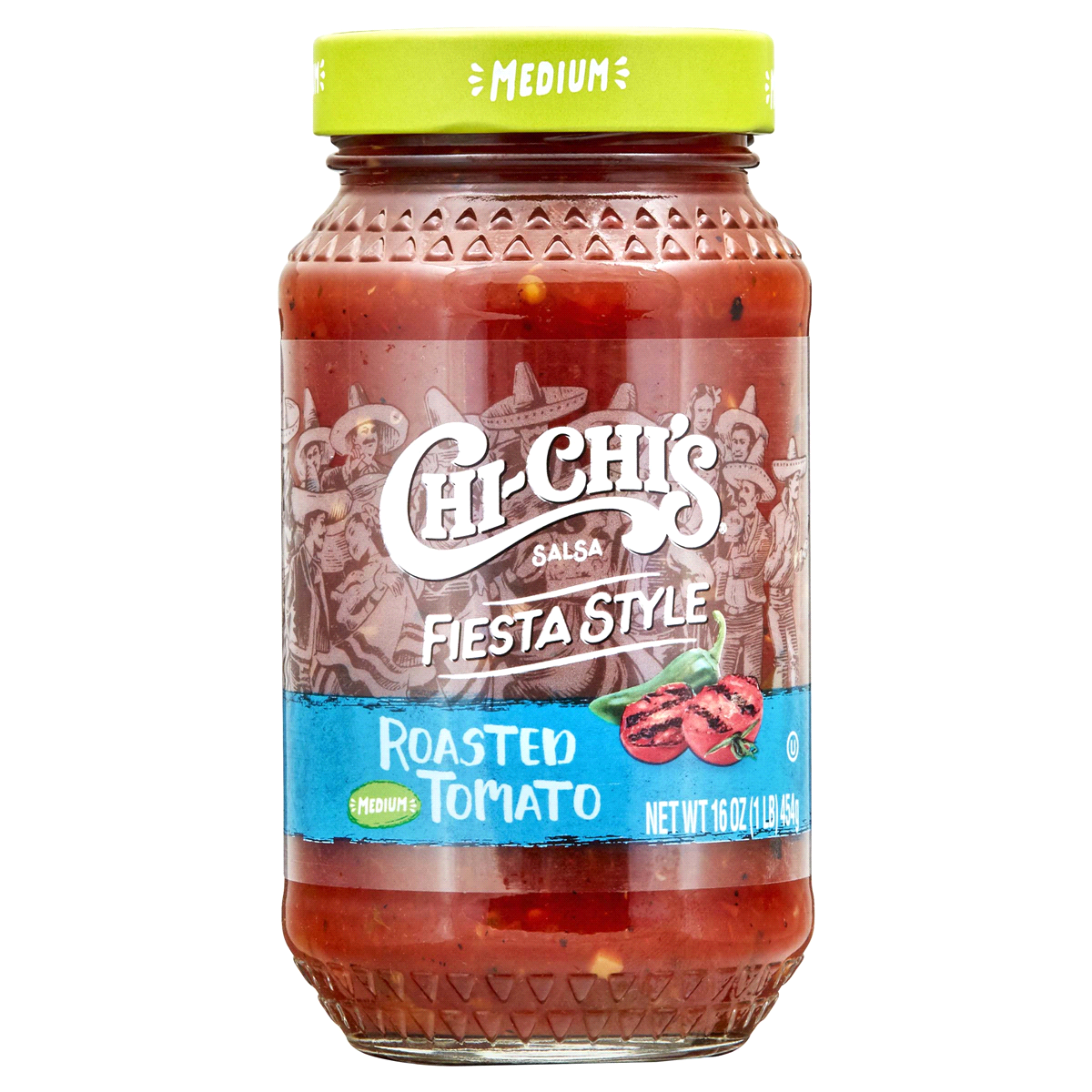 slide 1 of 1, Chi-Chi's Roasted Tomato Medium Salsa, 16 oz