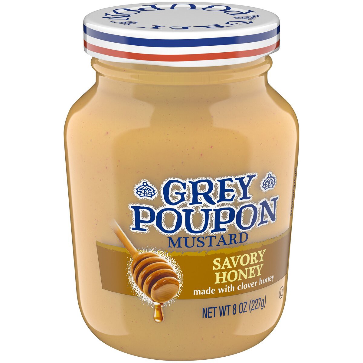 slide 5 of 8, Grey Poupon Savory Honey Mustard 8 oz Jar, 8 oz