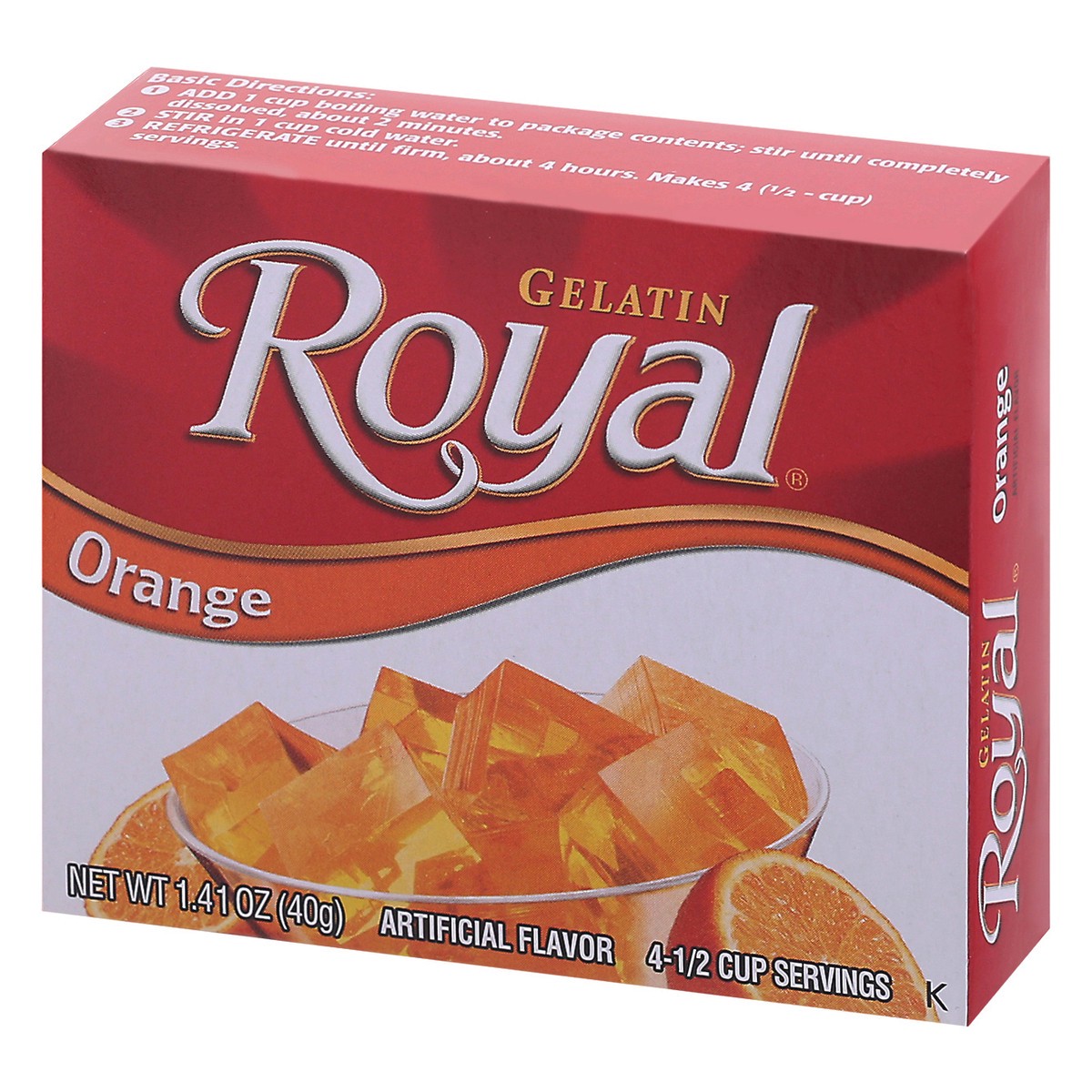 slide 3 of 9, Royal Orange Gelatin 1.41 oz Box, 1.41 oz