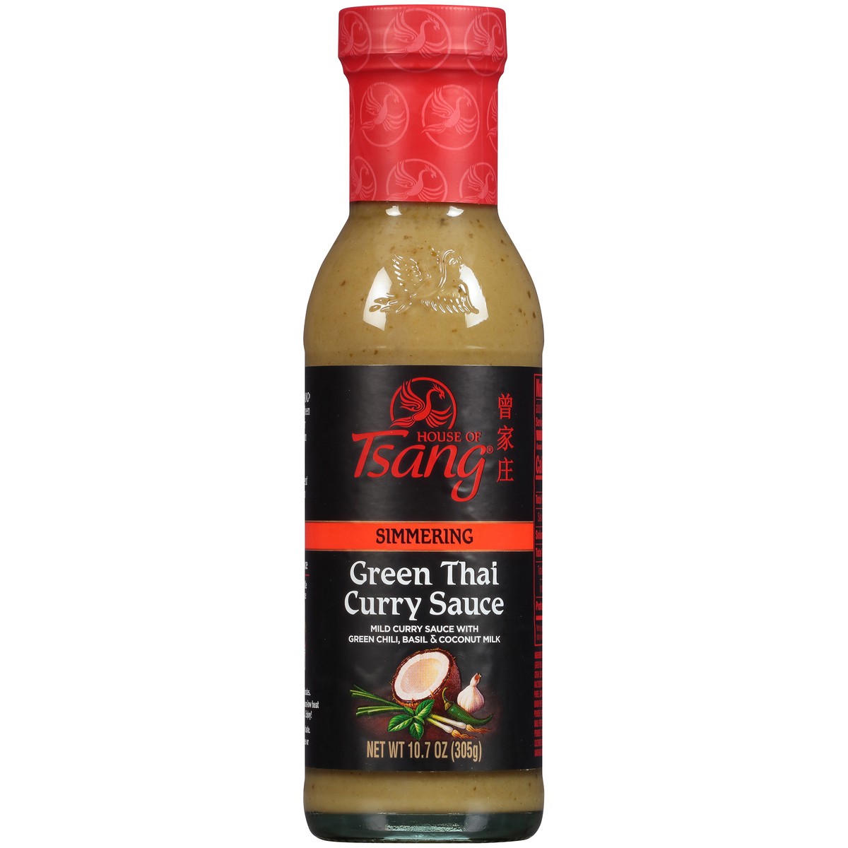 slide 9 of 12, House of Tsang Green Thai Curry Simmering Sauce 10.7 oz. Bottle, 10.7 oz