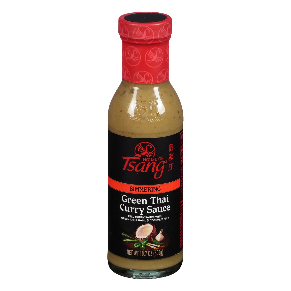 slide 10 of 12, House of Tsang Green Thai Curry Simmering Sauce 10.7 oz. Bottle, 10.7 oz