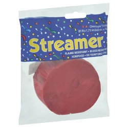 Creative Converting Everyday Party Streamer - Classic Red