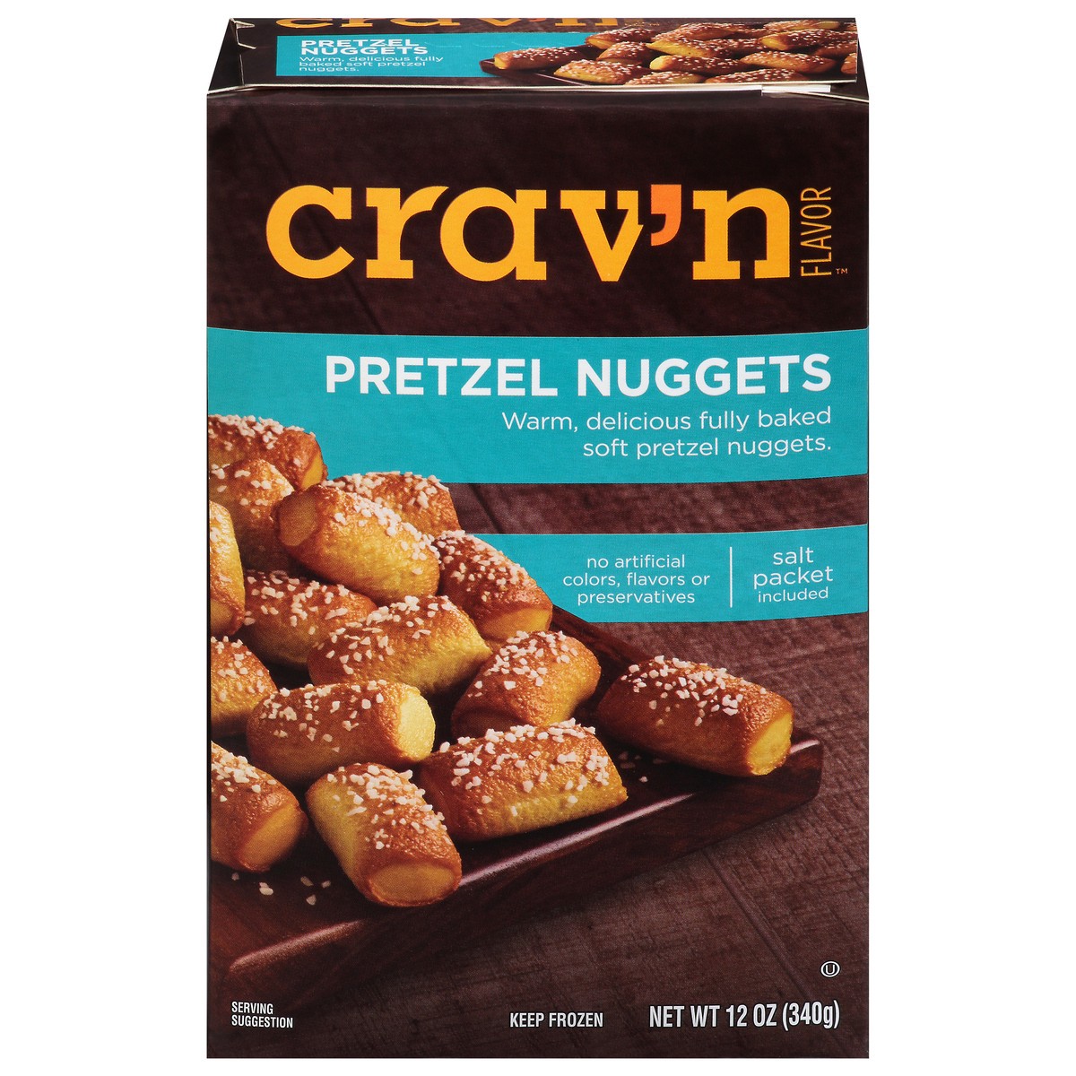 slide 1 of 11, Crav'n Flavor Pretzel Nuggets, 12 oz