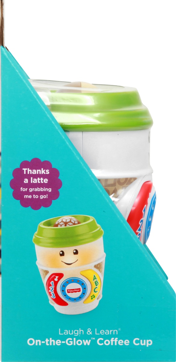 slide 5 of 8, Fisher-Price Laugh &LearnOn-The-Glow Coffee Cup, 1 ct