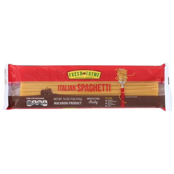 slide 1 of 1, Fresh Thyme Farmers Market Italian Spaghetti, 16 oz