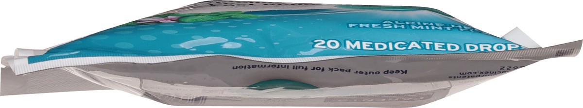 slide 4 of 13, Mucinex InstaSoothe 3 in 1 Formula Alpine Herbs & Fresh Mint Flavor Sore Throat + Cough Relief 20 Medicated Drops, 20 ct