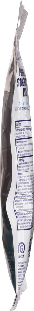 slide 11 of 13, Mucinex InstaSoothe 3 in 1 Formula Alpine Herbs & Fresh Mint Flavor Sore Throat + Cough Relief 20 Medicated Drops, 20 ct
