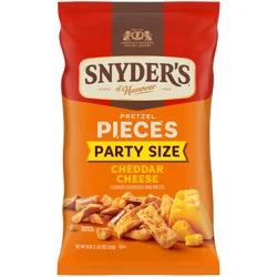 Snyder's of Hanover Cheddar Cheese Flavored Pretzel Pieces, 18 oz