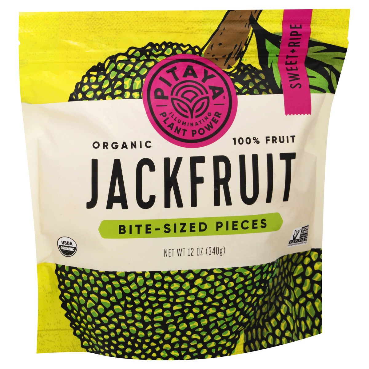 slide 2 of 9, Pitaya Organic Bite-Sized Jackfruit 12 oz, 12 oz