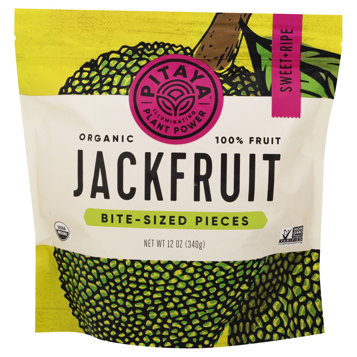 slide 1 of 9, Pitaya Organic Bite-Sized Jackfruit 12 oz, 12 oz