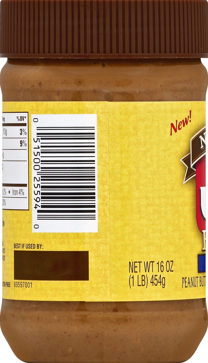 slide 6 of 6, Jif Natural Crunchy Peanut Butter Honey, 16 oz