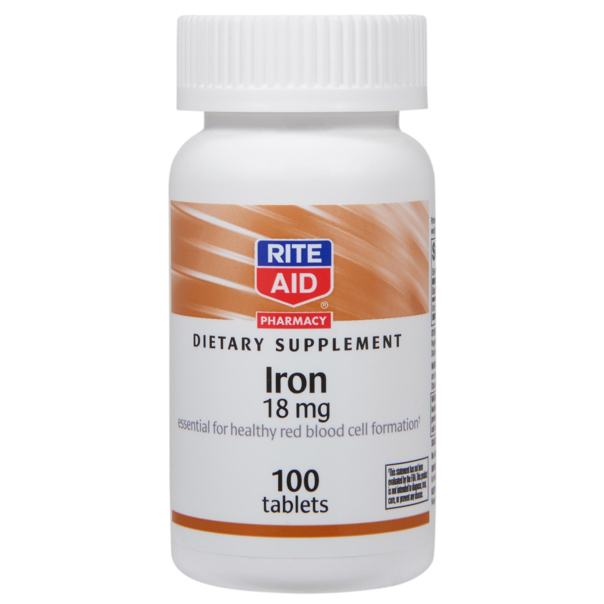 slide 1 of 2, Rite Aid Ra Iron, 100 ct