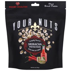 Your Nuts Sriracha Pistachios with Hint of Sweet 6 oz
