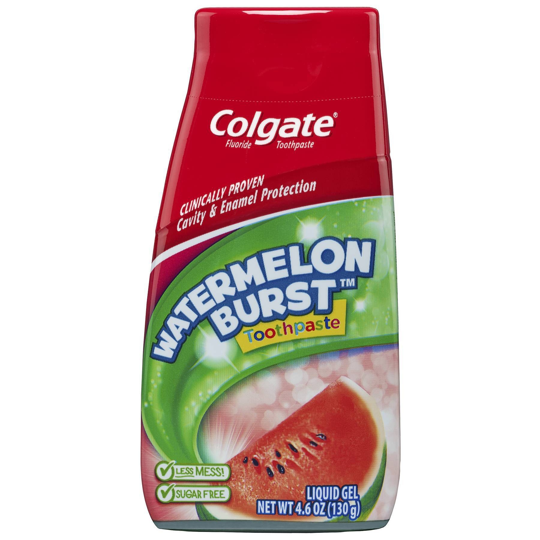 slide 1 of 4, Colgate Kids Watermelon Burst Liquid Gel Fluoride Toothpaste, 4.6 oz