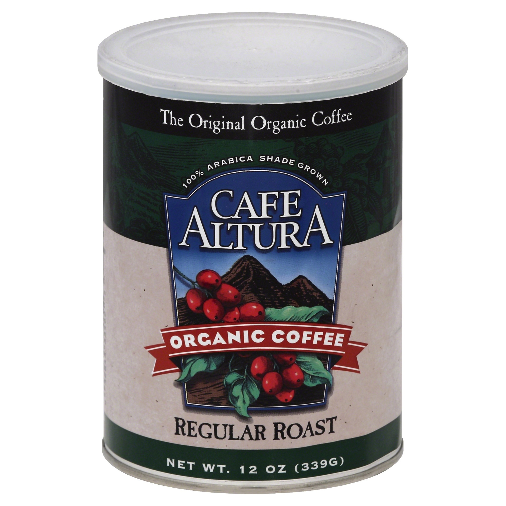 slide 1 of 1, Cafe Altura Organic Coffee Regular Roast, 12 oz