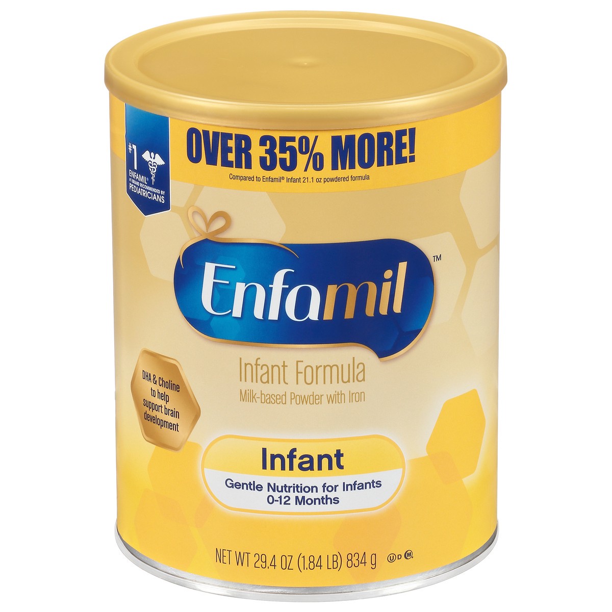 slide 1 of 7, Enfamil Milk-Based Powder with Iron Infant Formula 29.4 oz Can, 29.4 oz