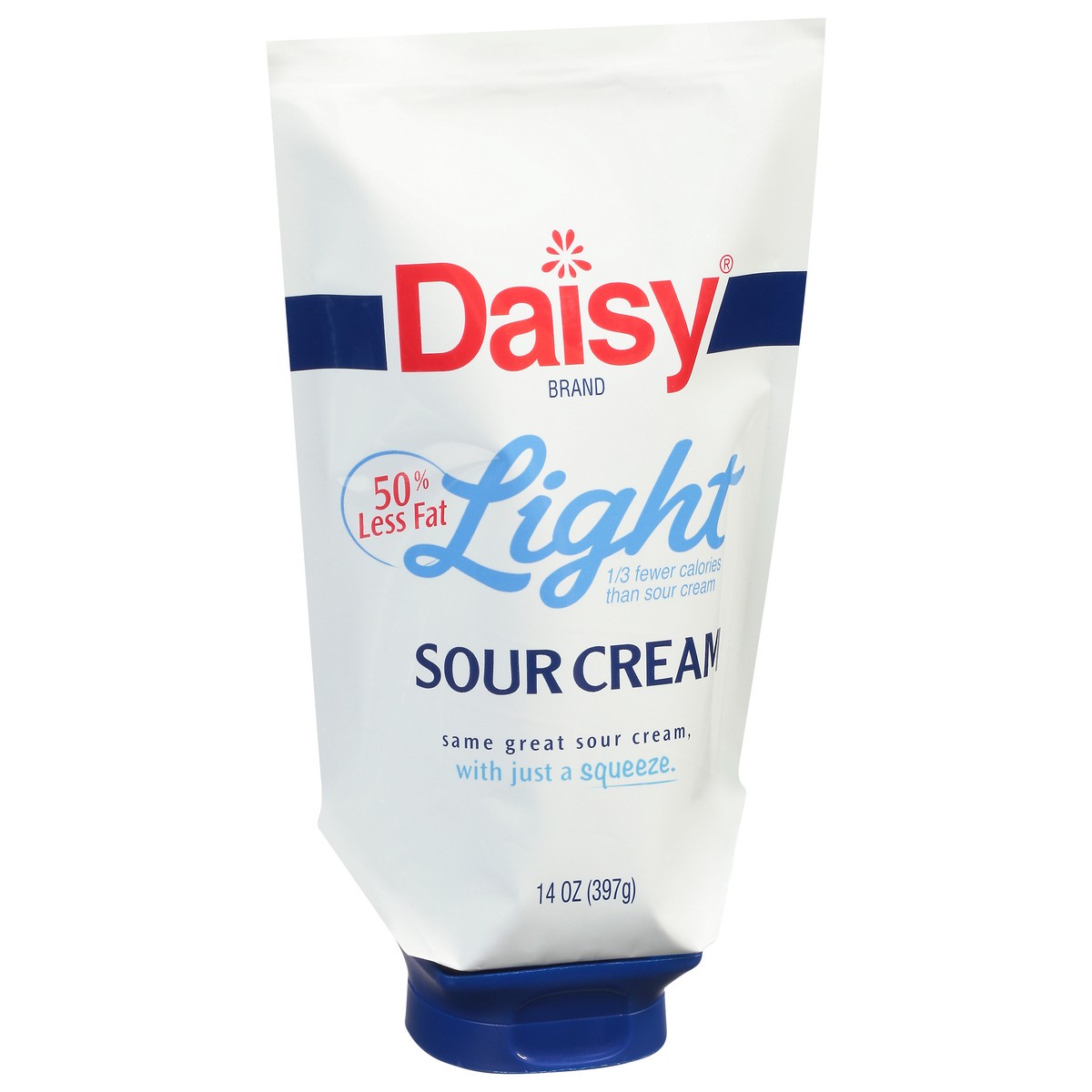 slide 2 of 13, Daisy Light Squeeze Sour Cream, 14 oz