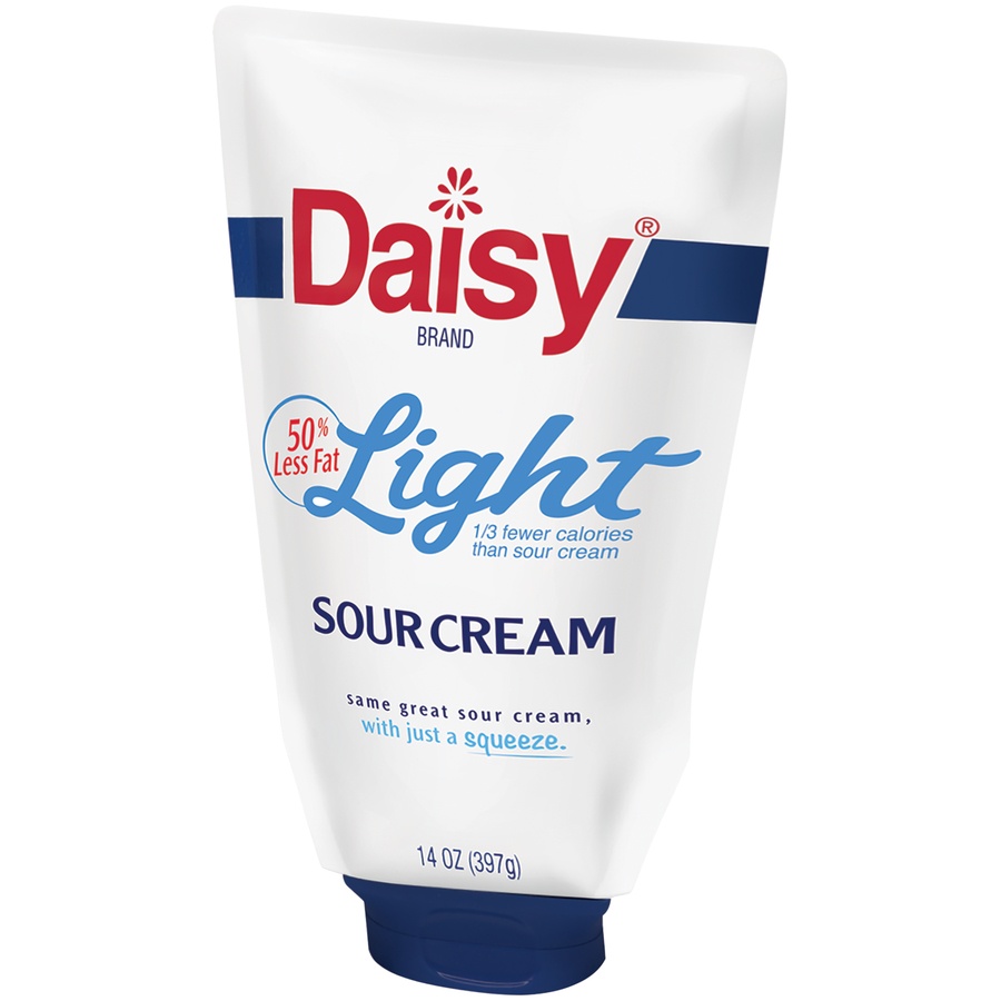 slide 3 of 8, Daisy Squeeze Light Sour Cream, 14 oz