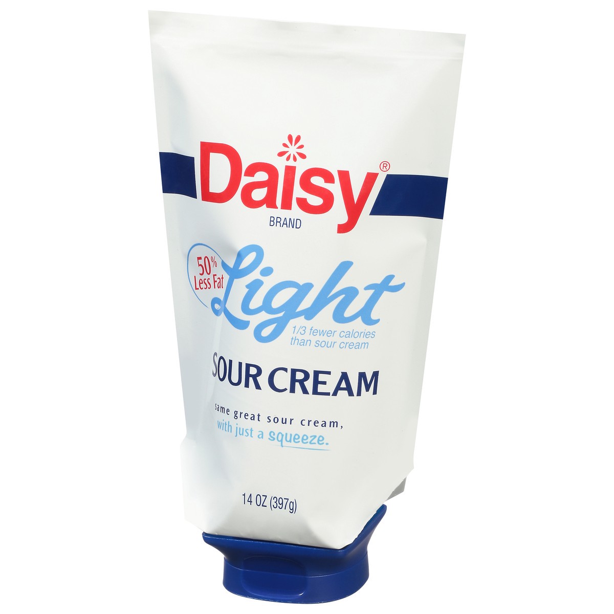 slide 5 of 13, Daisy Light Squeeze Sour Cream, 14 oz