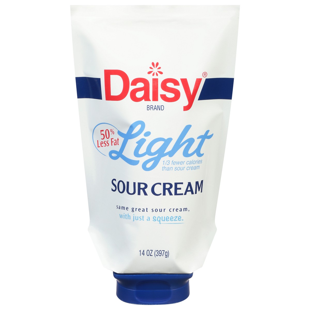 slide 8 of 13, Daisy Light Squeeze Sour Cream, 14 oz