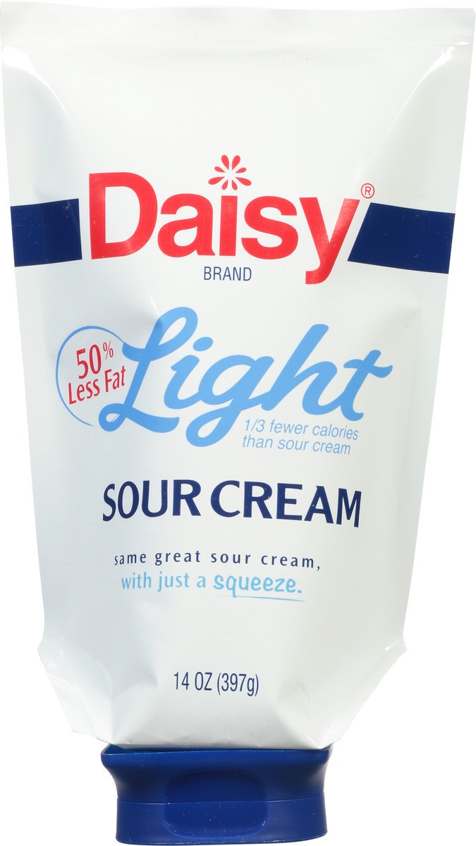 slide 9 of 13, Daisy Light Squeeze Sour Cream, 14 oz