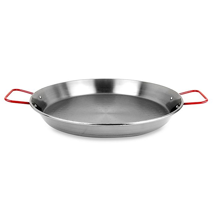 slide 1 of 1, Magefesa Carbon Steel Paella Pan, 15 in