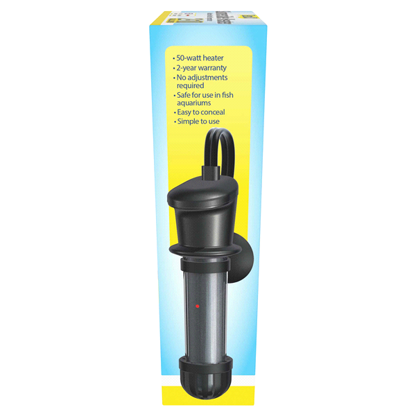 slide 12 of 13, Tetra HT Submersible Heater 50 Watts, For Aquariums Up To 10 Gallons, UL Listed, 0.42 lb