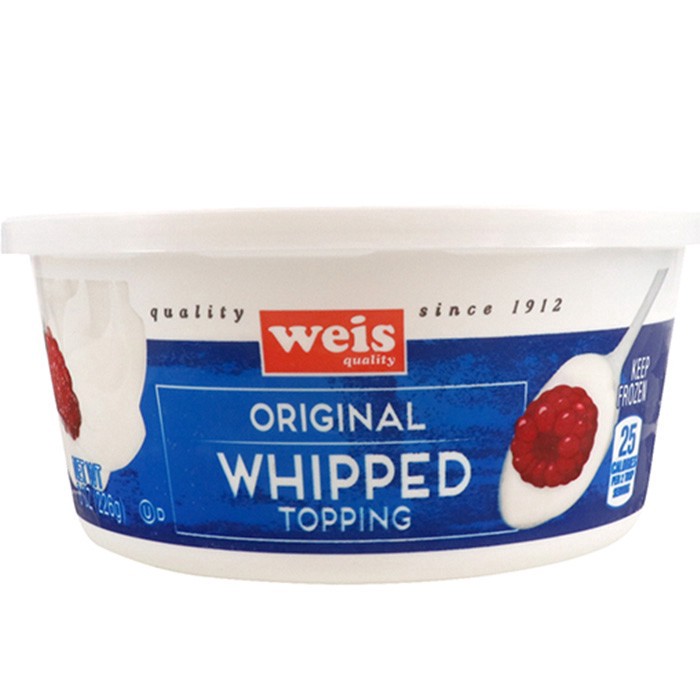 slide 1 of 1, Weis Quality Whipped Topping, 8 oz