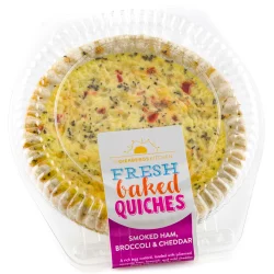Ham Broccoli Quiche 6 Inch
