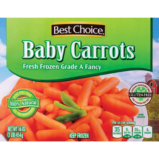 slide 1 of 1, Best Choice Whole Baby Carrots, 16 oz