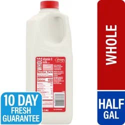 Fry's Vitamin D Whole Milk - 1/2 gal