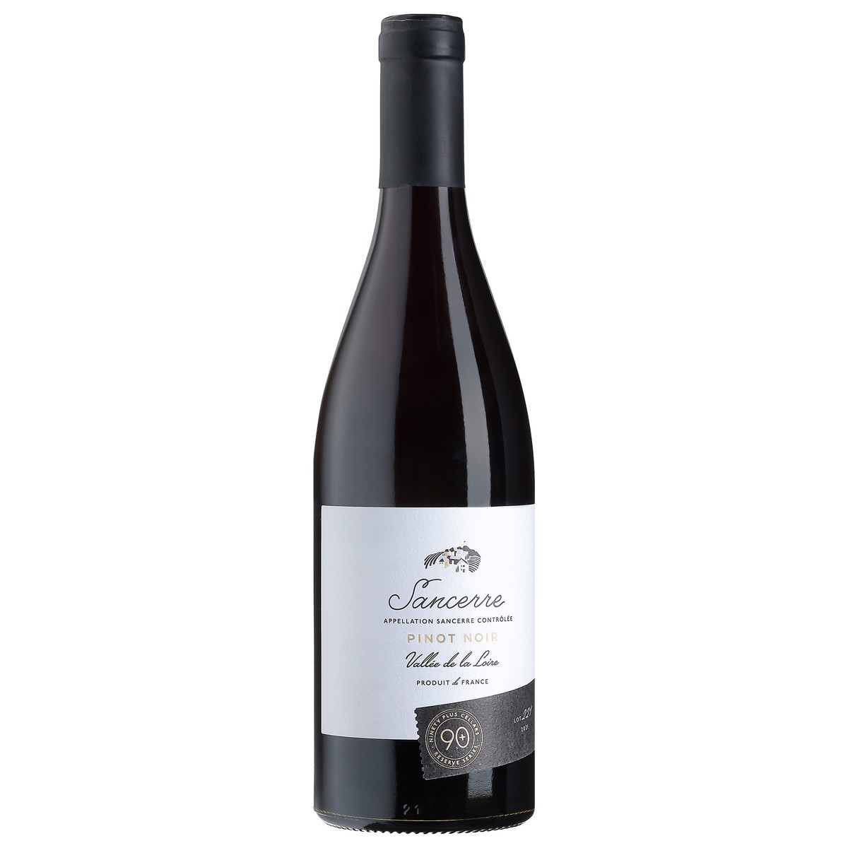 slide 4 of 4, 90+ Cellars Vallee de la Loire France Lot 221 Sancerre Pinot Noir 750 ml, 750 ml
