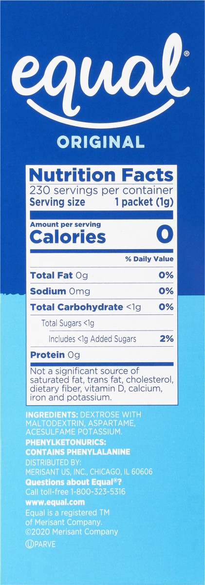 slide 4 of 13, Equal Sweetener Low Calorie, 230 ct