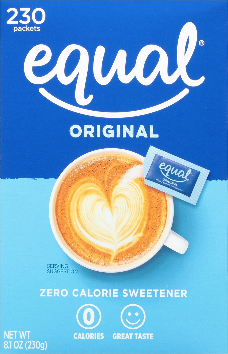 slide 1 of 13, Equal Sweetener Low Calorie, 230 ct