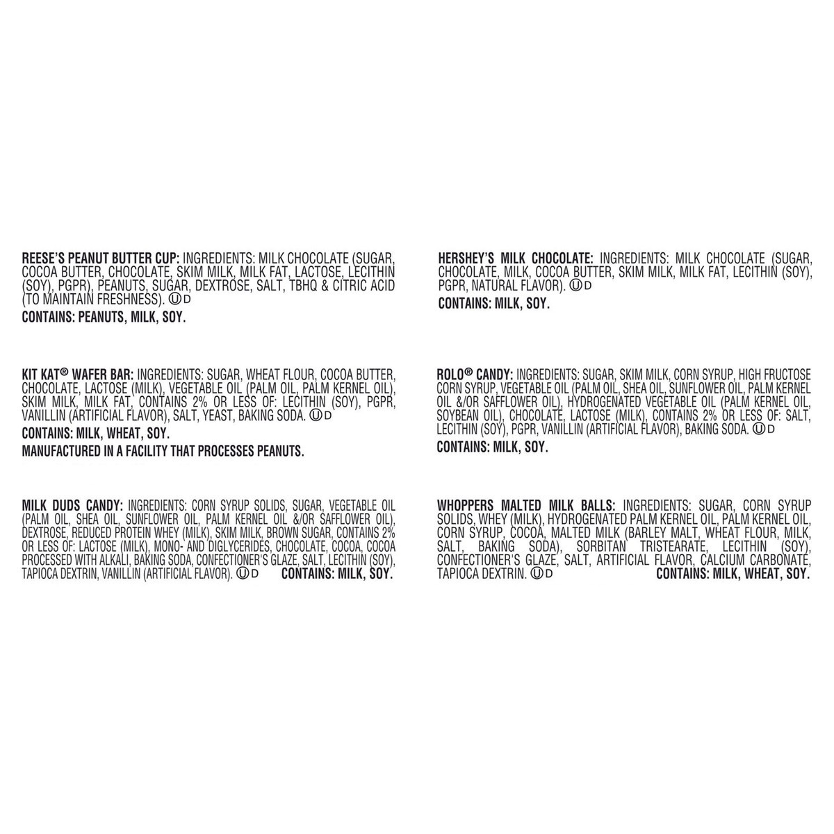 slide 2 of 7, Hershey's Hershey Assorted Chocolate Flavors Bite Size, Halloween Candy Variety Bag, 24.98 oz (90 Pieces), 24.98 oz