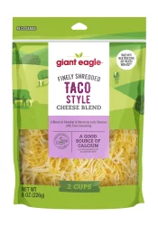 Giant Eagle Fancy Shredded Taco Style Blend Cheese