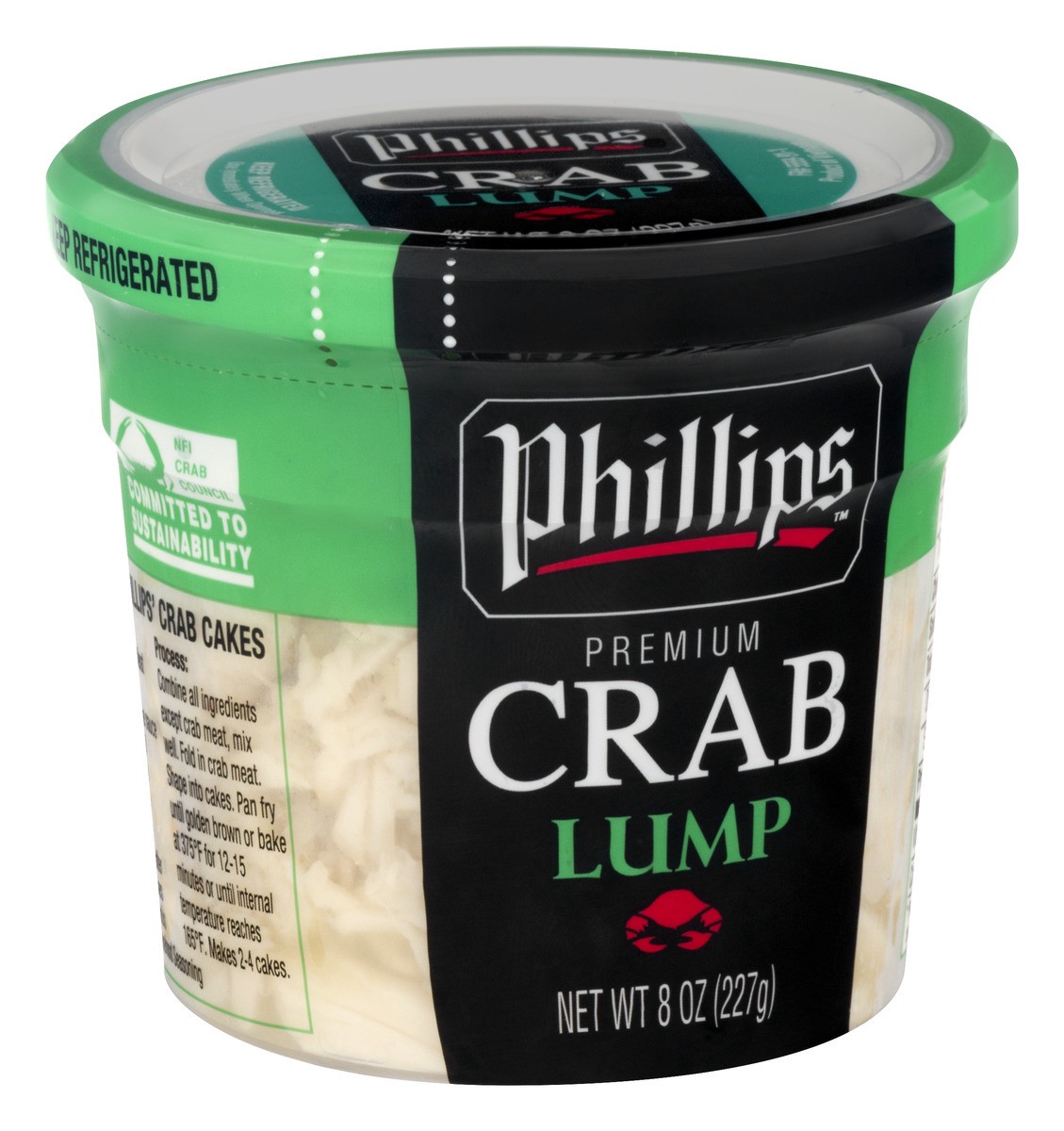 slide 9 of 9, Phillips Lump Crab Meat - 8oz, 8 oz