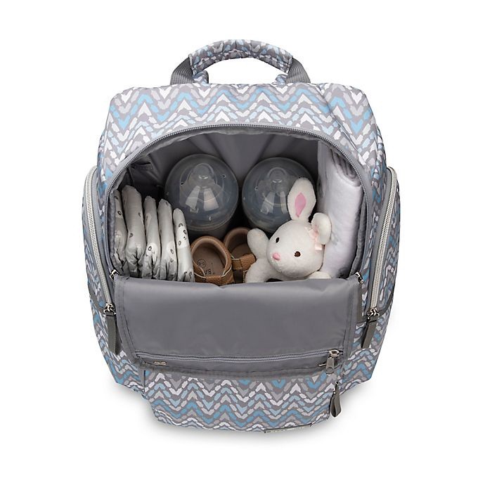 slide 9 of 12, Bananafish Dakota Backpack Diaper Bag - Grey, 1 ct