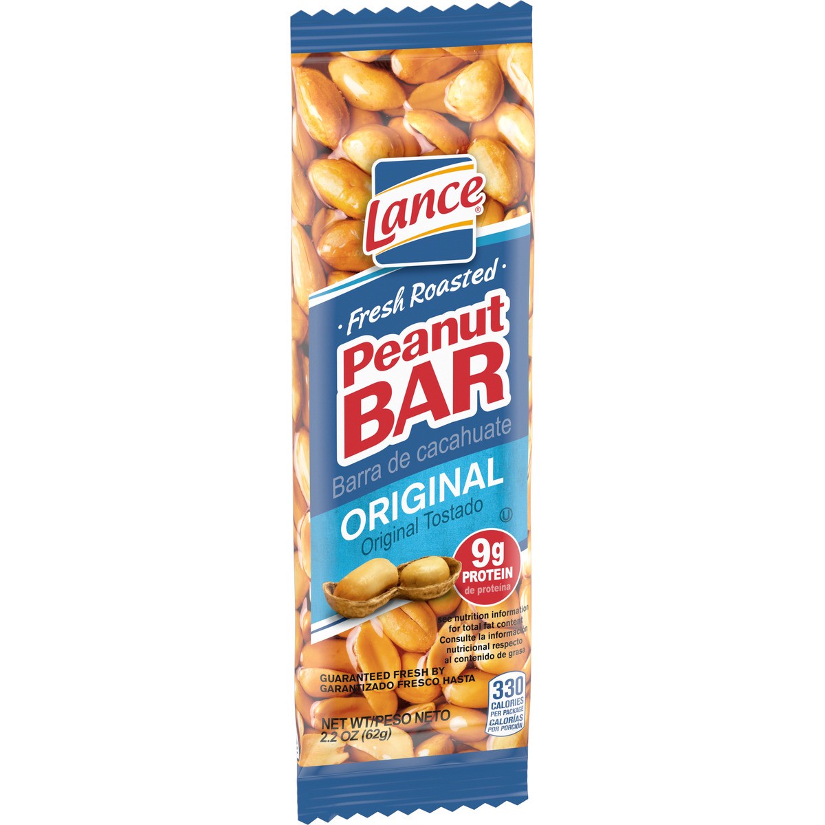 slide 9 of 9, Lance Peanut Bar, Snack Bar 2.2 Oz, 0.62 oz