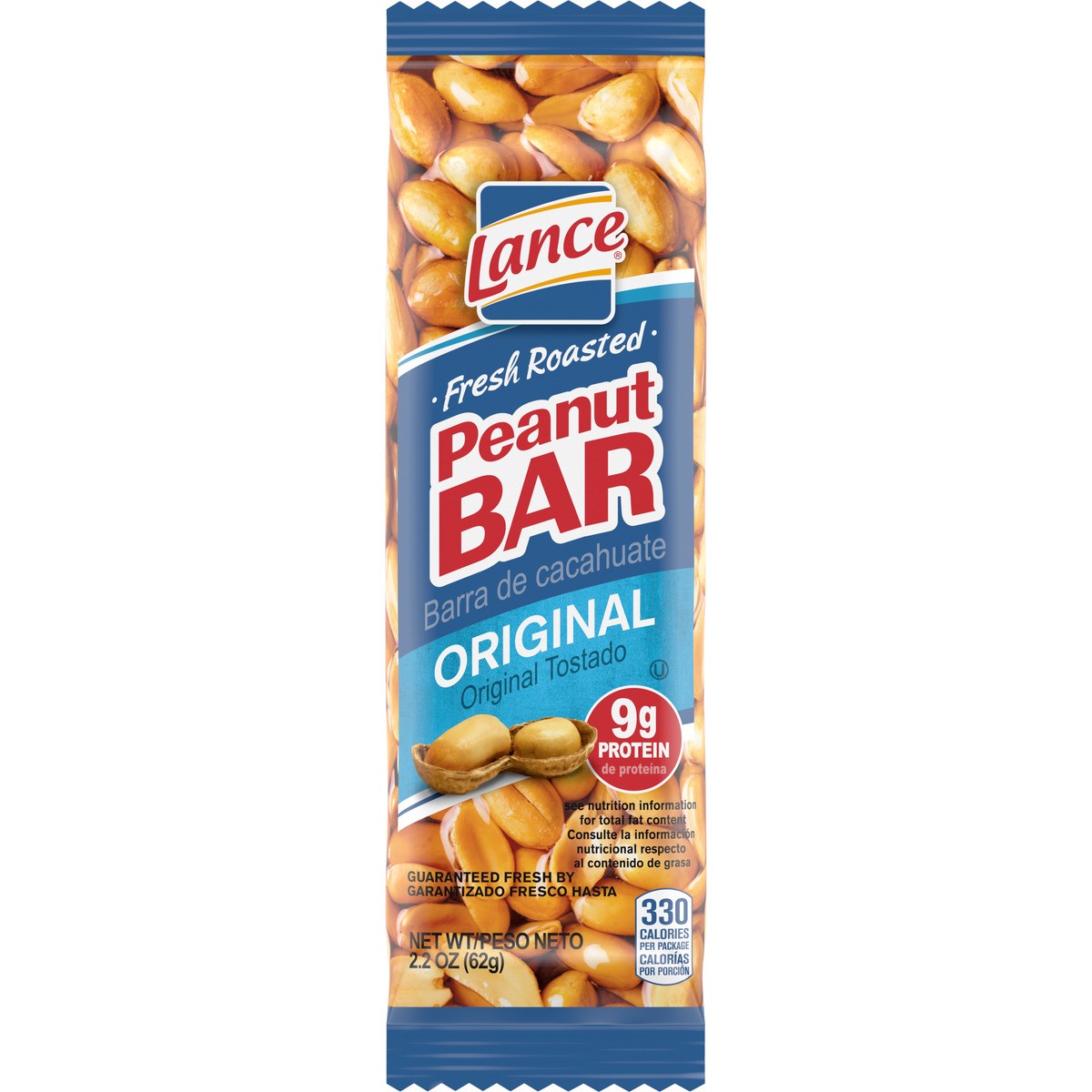 slide 4 of 9, Lance Peanut Bar, Snack Bar 2.2 Oz, 0.62 oz