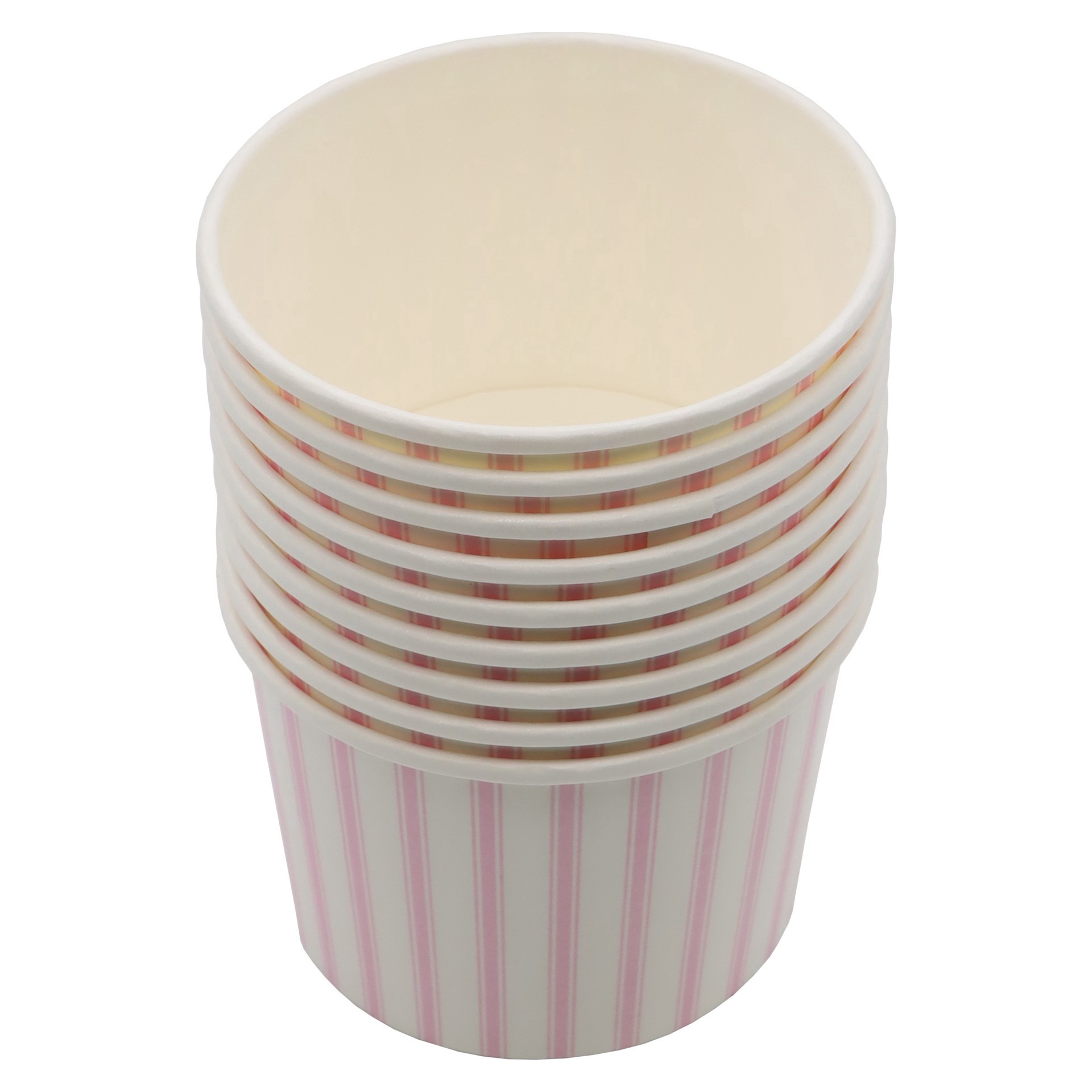 slide 2 of 2, 8oz. Pink Stripe Snack Cups, 10ct. By Celebrate It, 10 ct