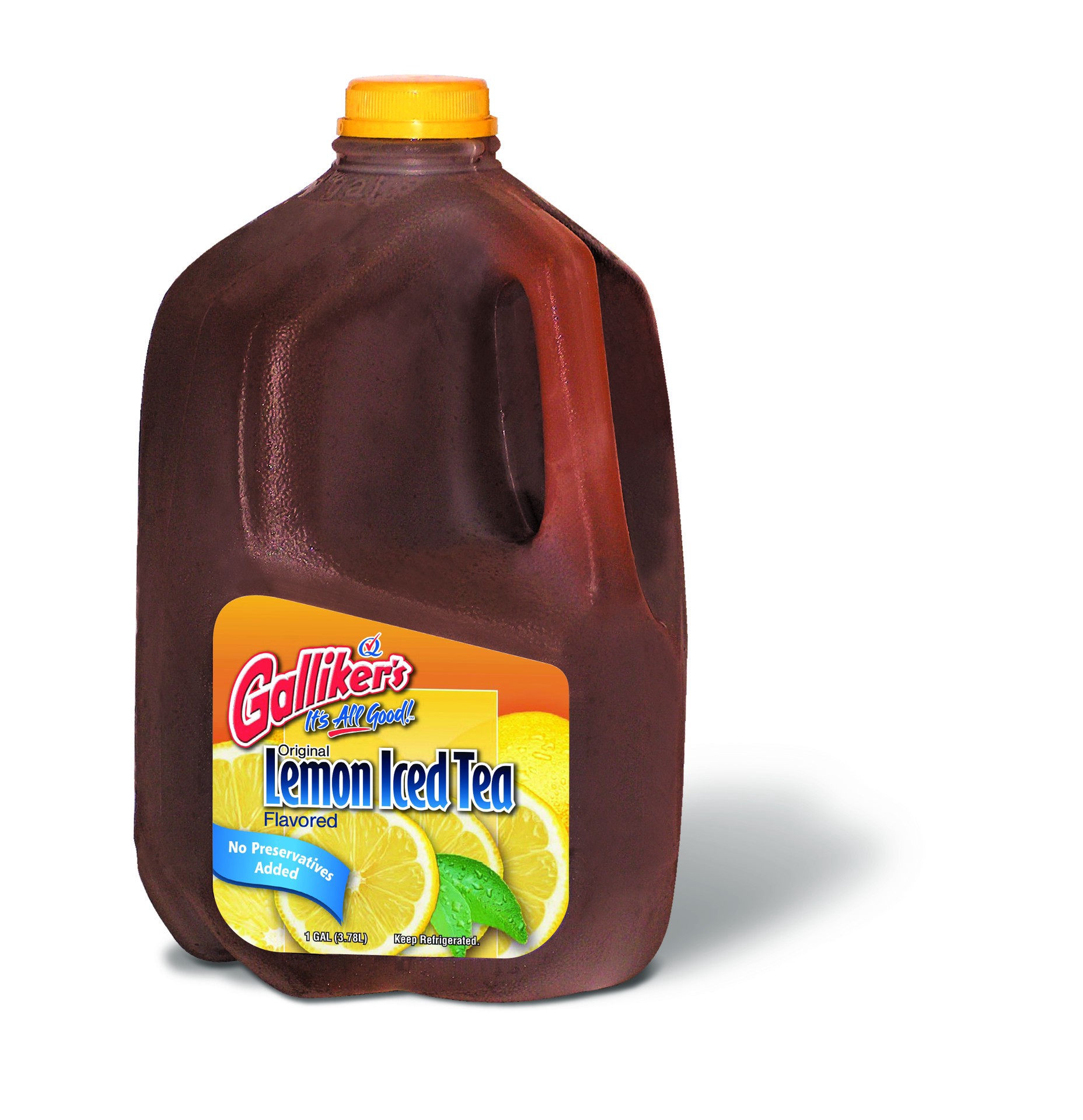 slide 1 of 1, Galliker Iced Tea Plastic Gallon - 128 oz, 4 qt