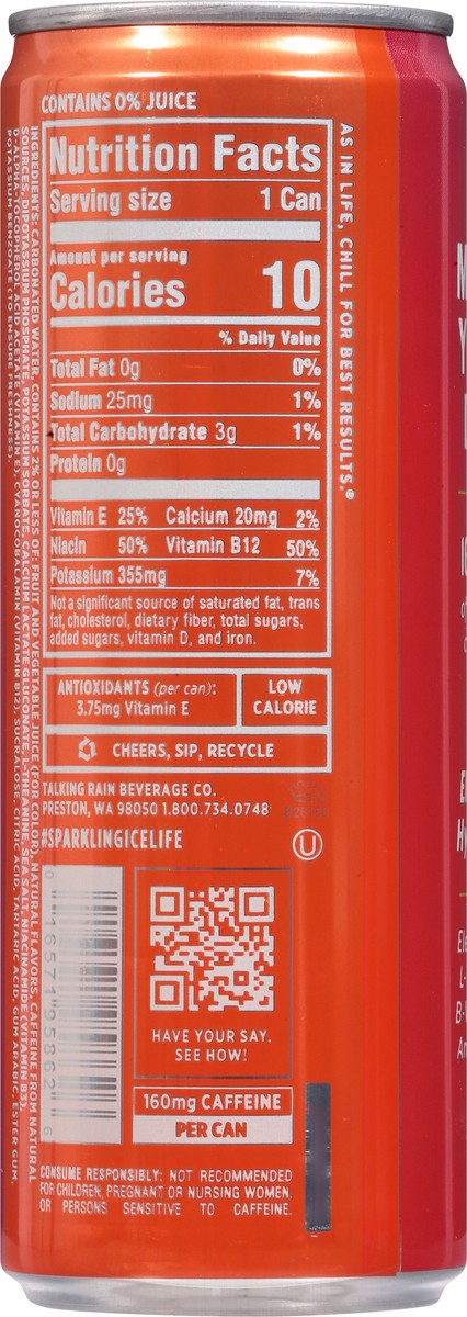 slide 8 of 9, Sparkling Ice +Energy Power Punch 12oz Can, 12 oz