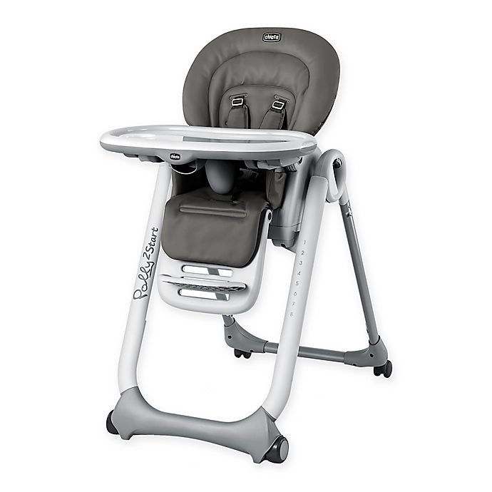 slide 1 of 1, Chicco Polly2Start High Chair - Graphite, 1 ct