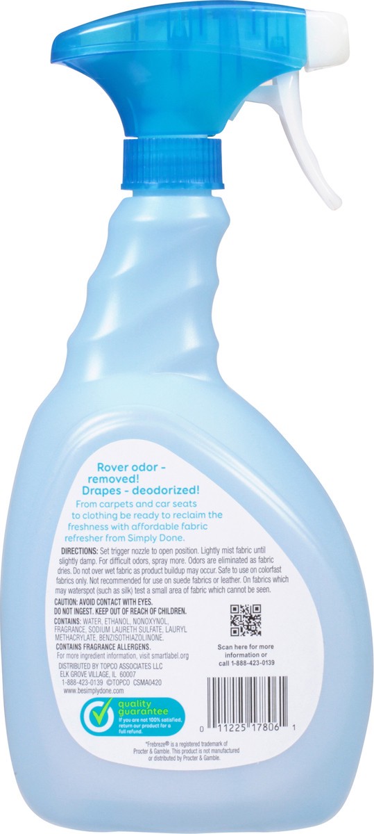 slide 2 of 15, Simply Done Fresh Scent Fabric Refresher 27 fl oz, 27 fl oz