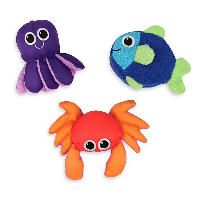 slide 1 of 1, Sassy Soft Swimmers Bath Toys, 1 ct