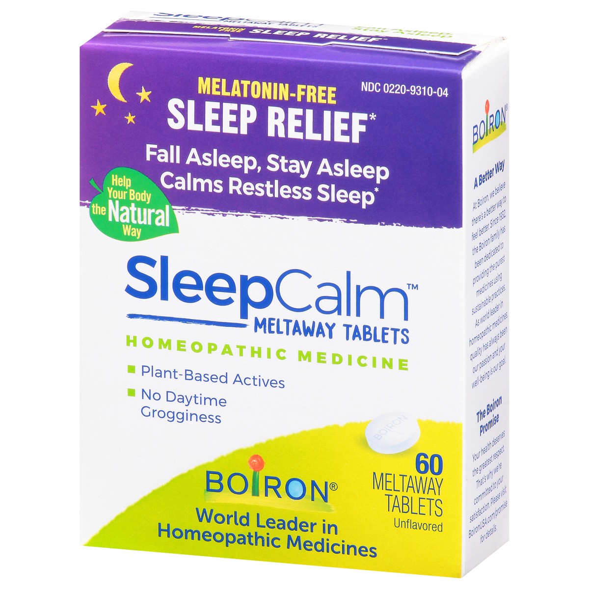 slide 7 of 9, Boiron Sleep Calm Unflavored Sleep Relief 60 Meltaway Tablets, 1 ct