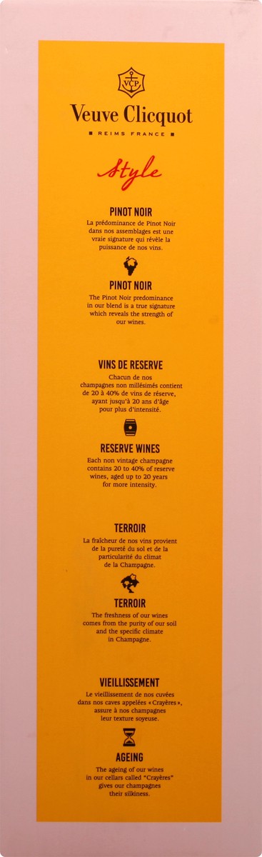 slide 7 of 8, Veuve Clicquot Rose Gift Wine, 750 ml